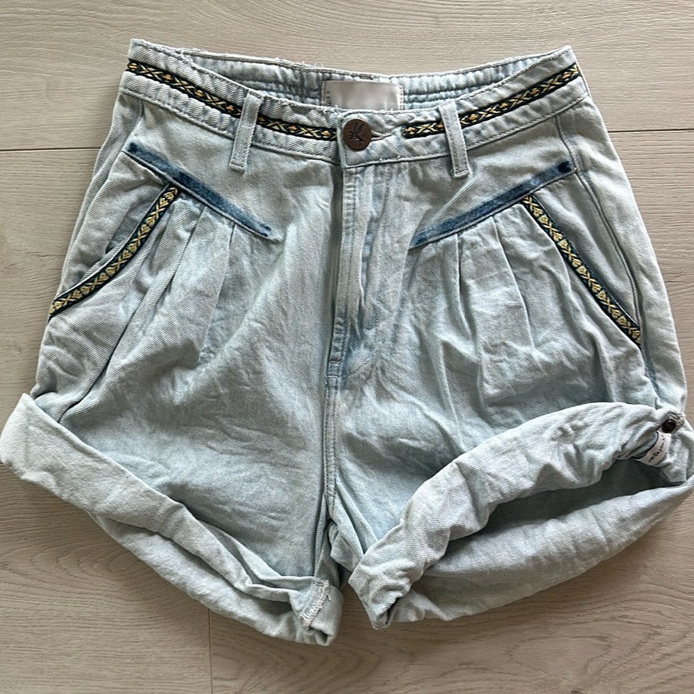 One Teaspoon High Wasted shorts- street walker shorts